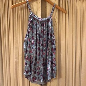 NEW W/ TAGS - GAP Floral Tank w/ Braided Straps
